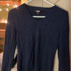 Navy cashmere sweater